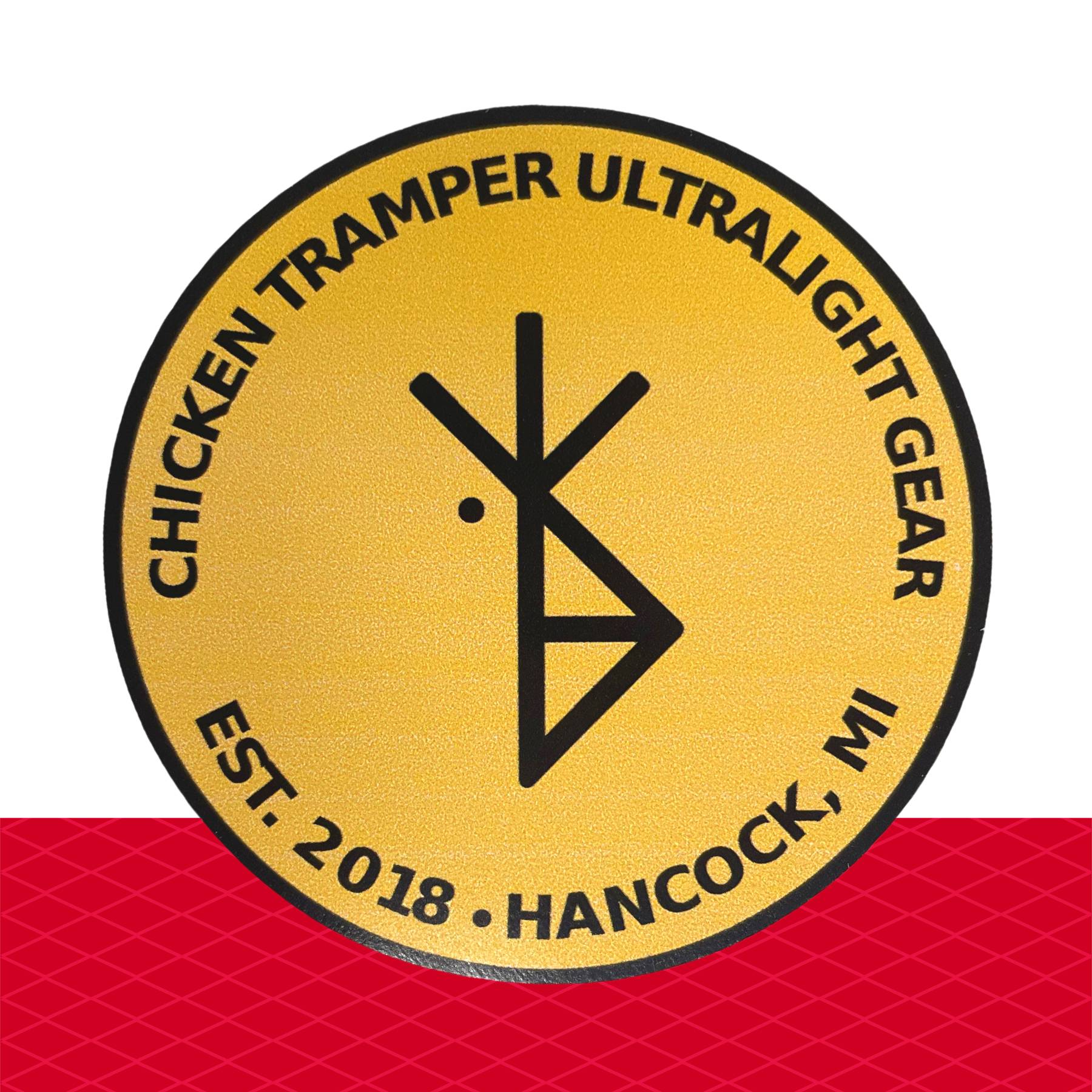 chicken tramper ultralight gear Classic CTUG Stickers for Laptops & Gear