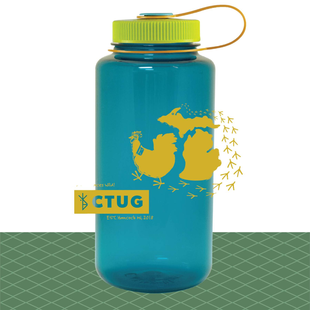 32 oz Wide Mouth Nalgene Water Bottle - CTUG | Chicken Tramper