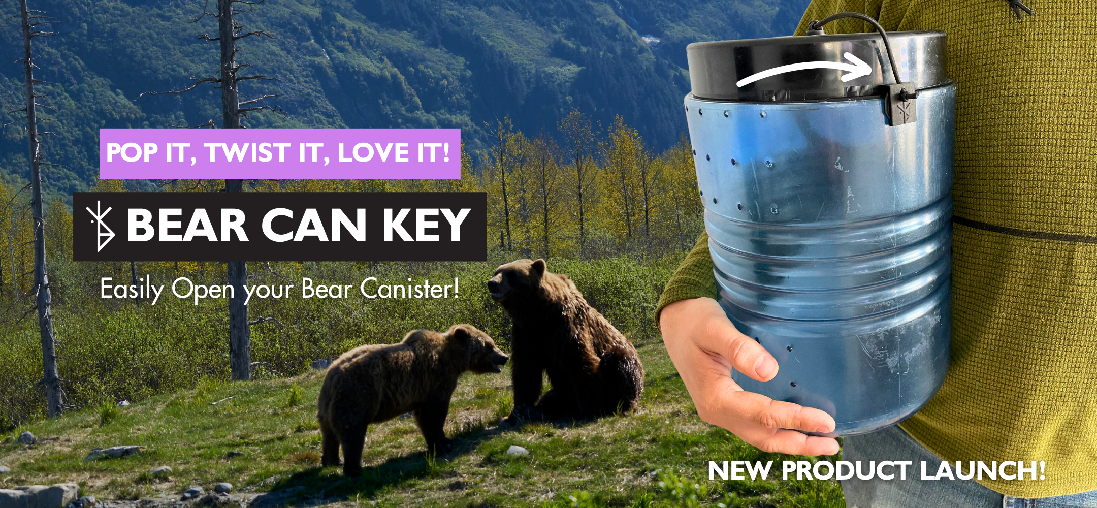 Bear Can Key